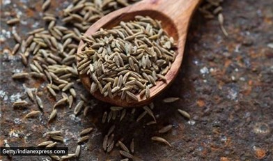 Jeera or cumin helps reduce blood sugar. So have it roasted, whole or powdered